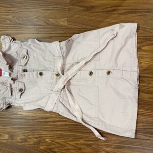 Guess Blush Button-Up Dress with Belt